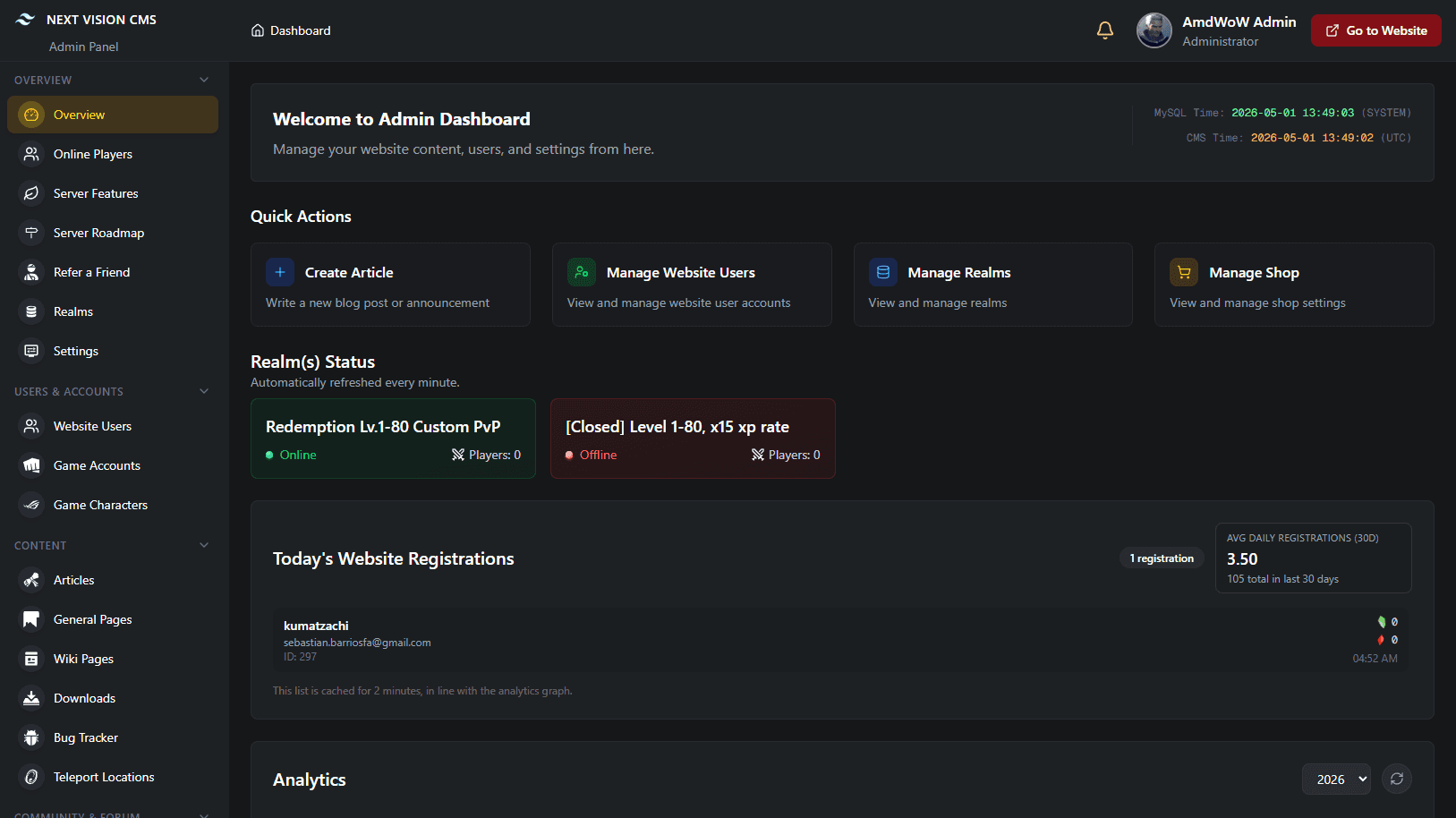 Next Vision CMS screenshot 5